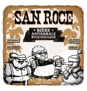 Site internet SAN ROCE bière artisanale