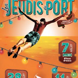 Affiche Jeudi du Port 2022 - Festival Nort-sur-Erdre